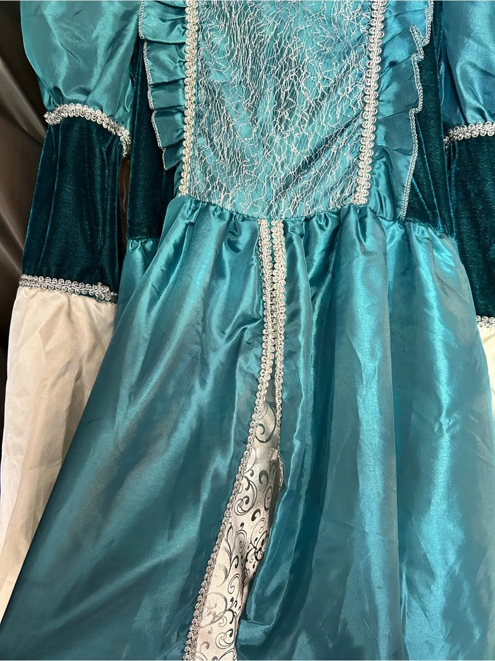 Kids Blue Princess Costume Dress